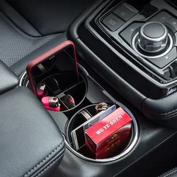 Inside Water Cup Holder Armrest Console Organizer Storage Box for Mazda CX-5 CX5 Accessories 2017 2018 2019 2020 2021 2022 2023