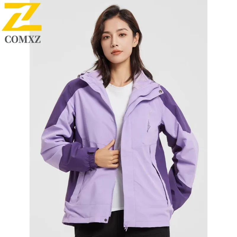 سترة رجالية سميكة للاستخدام الخارجي عالية الجودة من COMXZ، معطف مقاوم للرياح للدراجات النارية، ملابس شتوية خفيفة بغطاء للرأس أنيقة #1