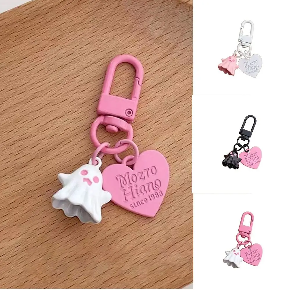 

Pendant Cartoon Cute Ghost Key Chain Letter Printing Backpack Charms Key Ring Ornaments Love Korean Style Y2K Pendant Gift