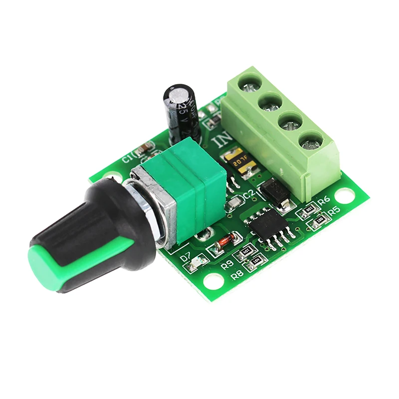 DC Motor Speed ​​Regulator 1.8V 3V 5V 6V 12V 2A Speed ​​Regulator Switch Function
