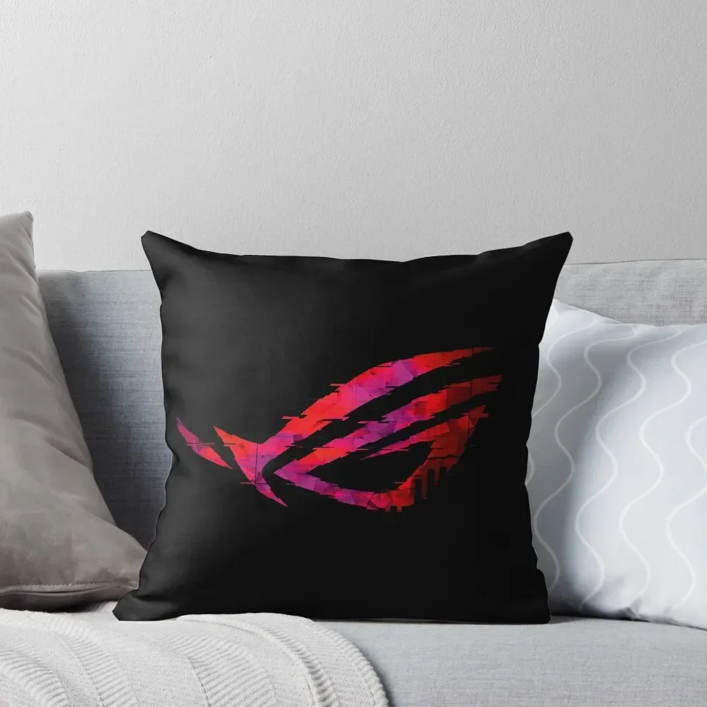 Asus Rog Strix - Black and Red Design Throw Pillow pillowcases for sofa cushions Sofa Covers pillow