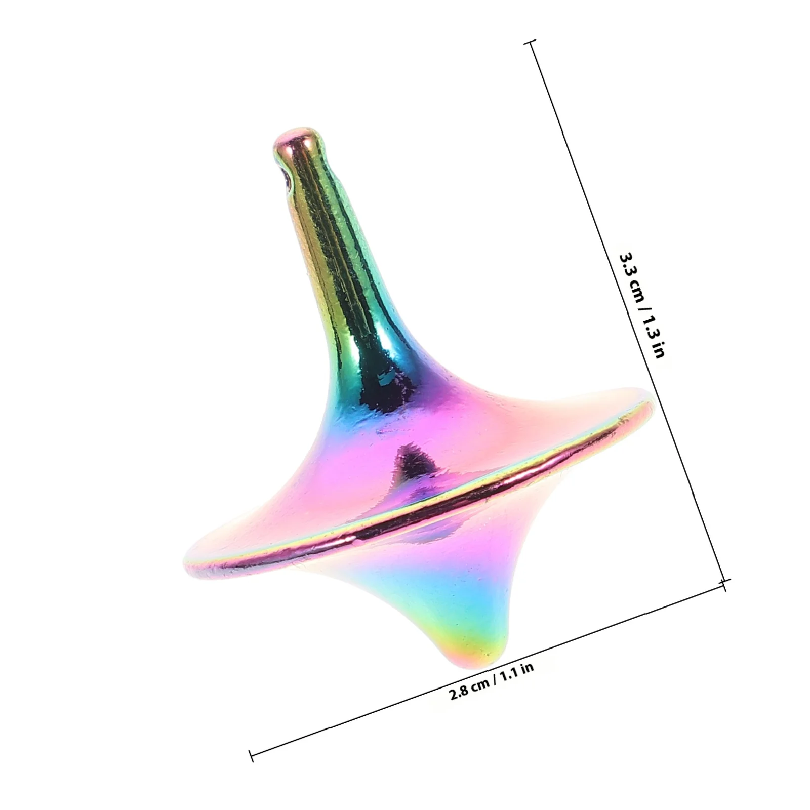 النحاس المحمولة الدوران الضغط مضحك الإبداعية الملونة الطفل الكبار مثيرة للاهتمام العرض النحاس الدوران اللعب