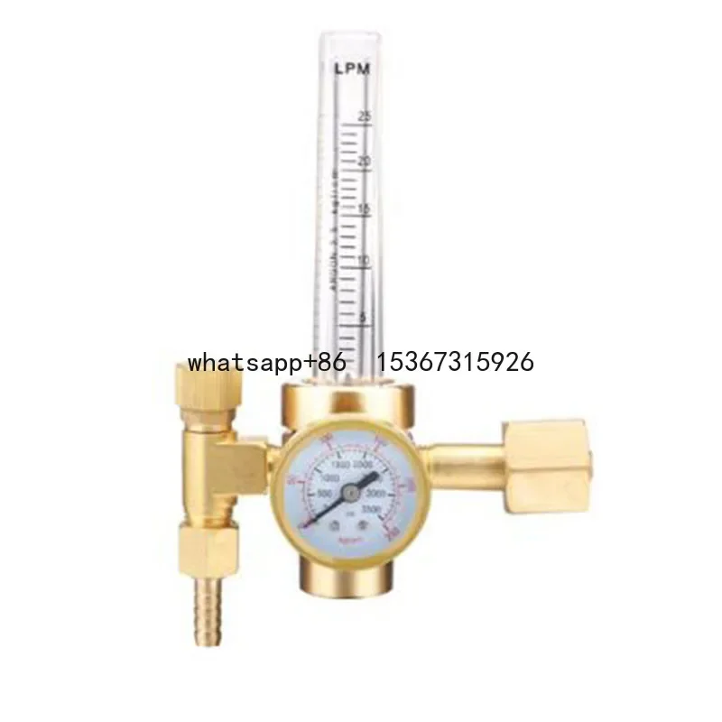 

CO2 Gas Regulator Full Copper Flowmeter Mig Welding Gas Regulator Valves Welding Accessory for Mig Tig Welder