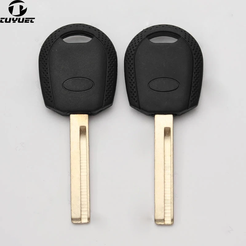 10PCS Blank Transponder Key Shell For  Kia Left Blade Car Remote Key Case Fob Cover