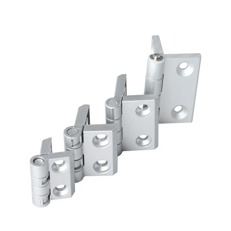 

10PCS Aluminum Extrusion Profile for 2020 3030 3040 4040 Metal Hinge Zinc Alloy Hinge With Screw and Nut