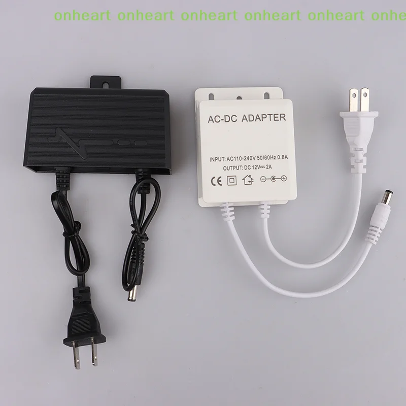 [C]Outdoor Waterproof EU US Plug Adapter Charger For CCTV Video Camera AC/DC 12V 2A 2000ma CCTV Camera Power Supply Adaptor