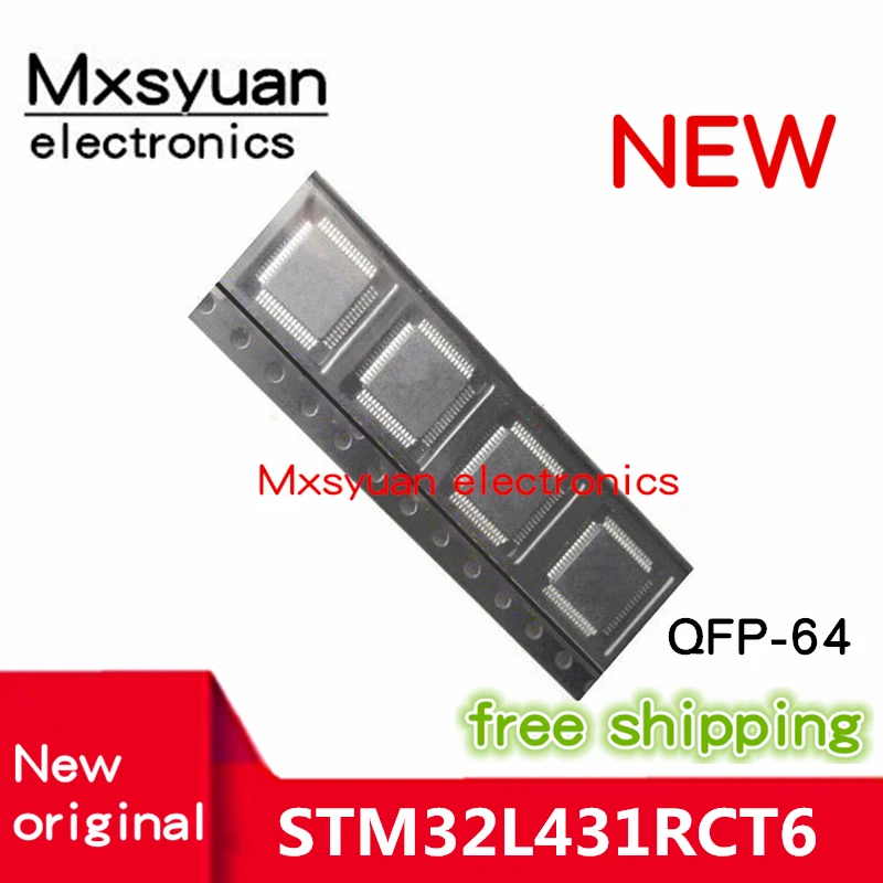 5pcs~20pcs/LOT STM32L431RCT6 STM32L431RCTb STM32L 431RCT6 LQFP-64 New original