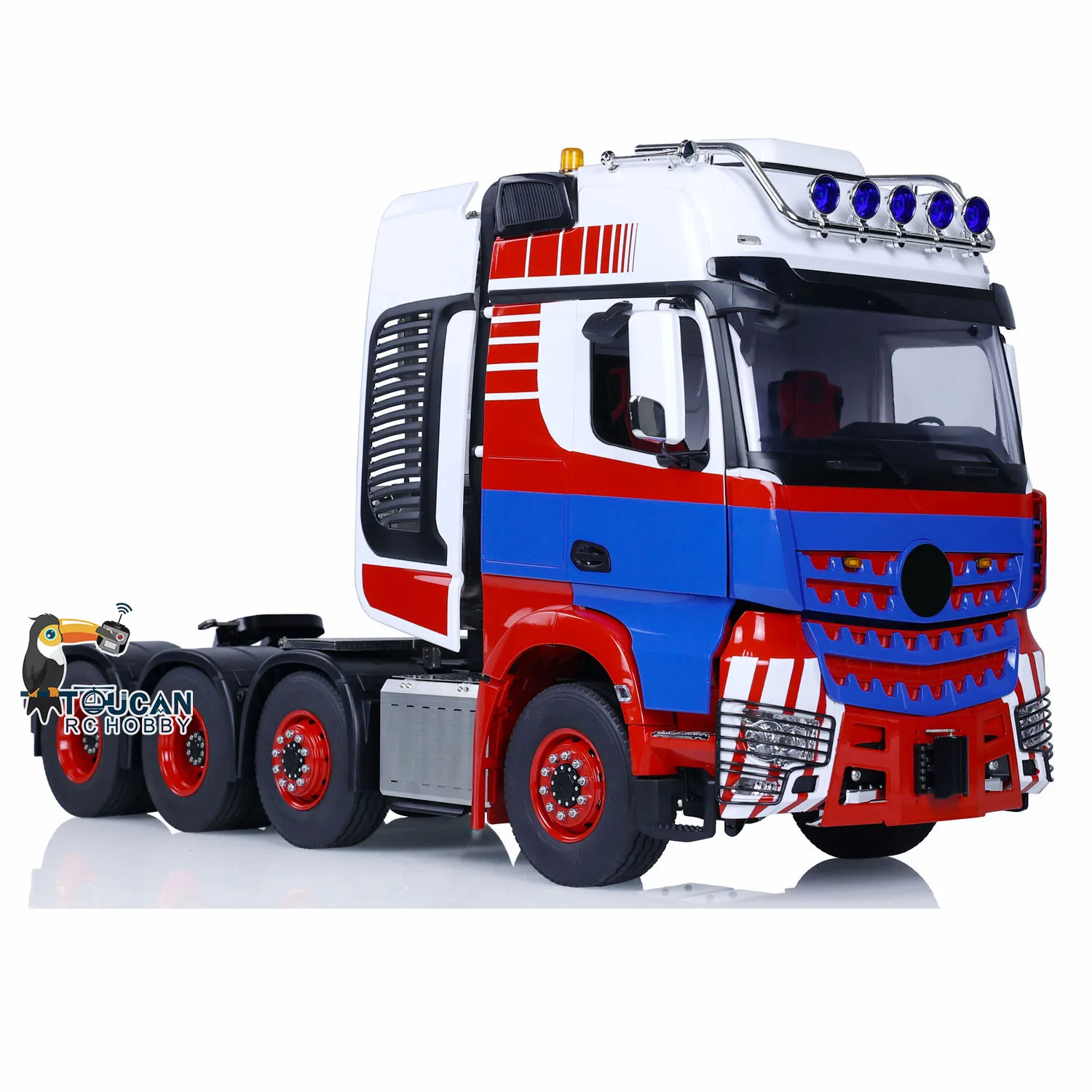 새로운 장난감 1/14 LESU 금속 섀시 8x8 RC 트랙터 트럭 DIY 도색 완료 제어 건설 기계 자동차 연기 소리 남아용