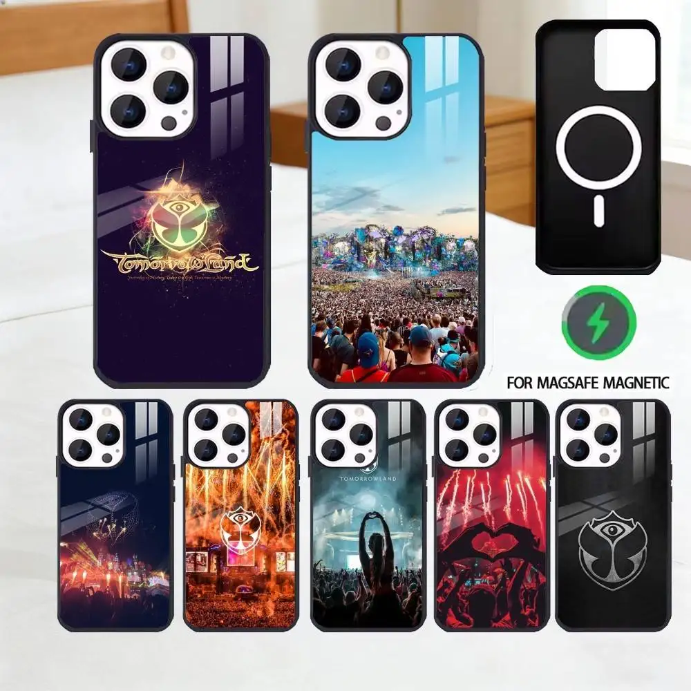 

Tomorrowland Music Festival Phone Case For iPhone 17,16,15,14,13,12,Plus,Pro,Max for Magsafe Magnetic Wireless Charging