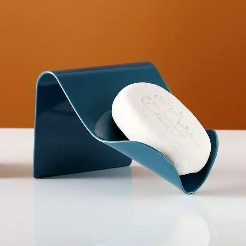 Wall Mounted Soap Holder Storage Box Self Drain Dish Adhesive Bathroom Shower Soap Dishes accesorios de baño moderno