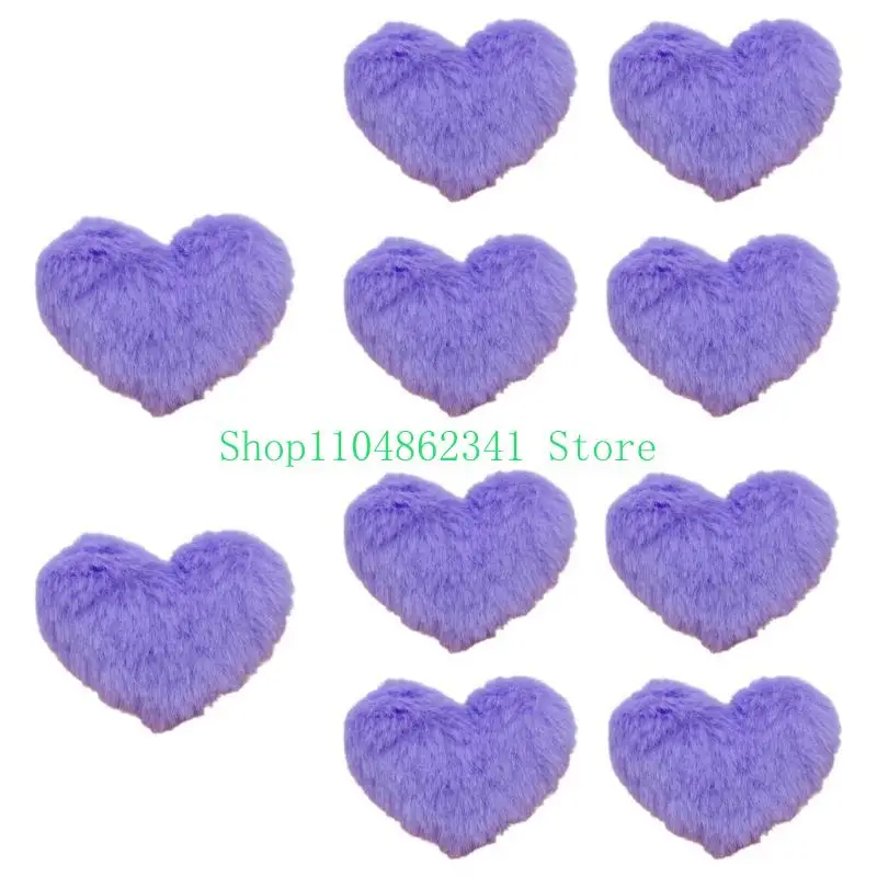 5ASD SENTERS PLUSH HEART HAIPIN HAIPIN HAIR