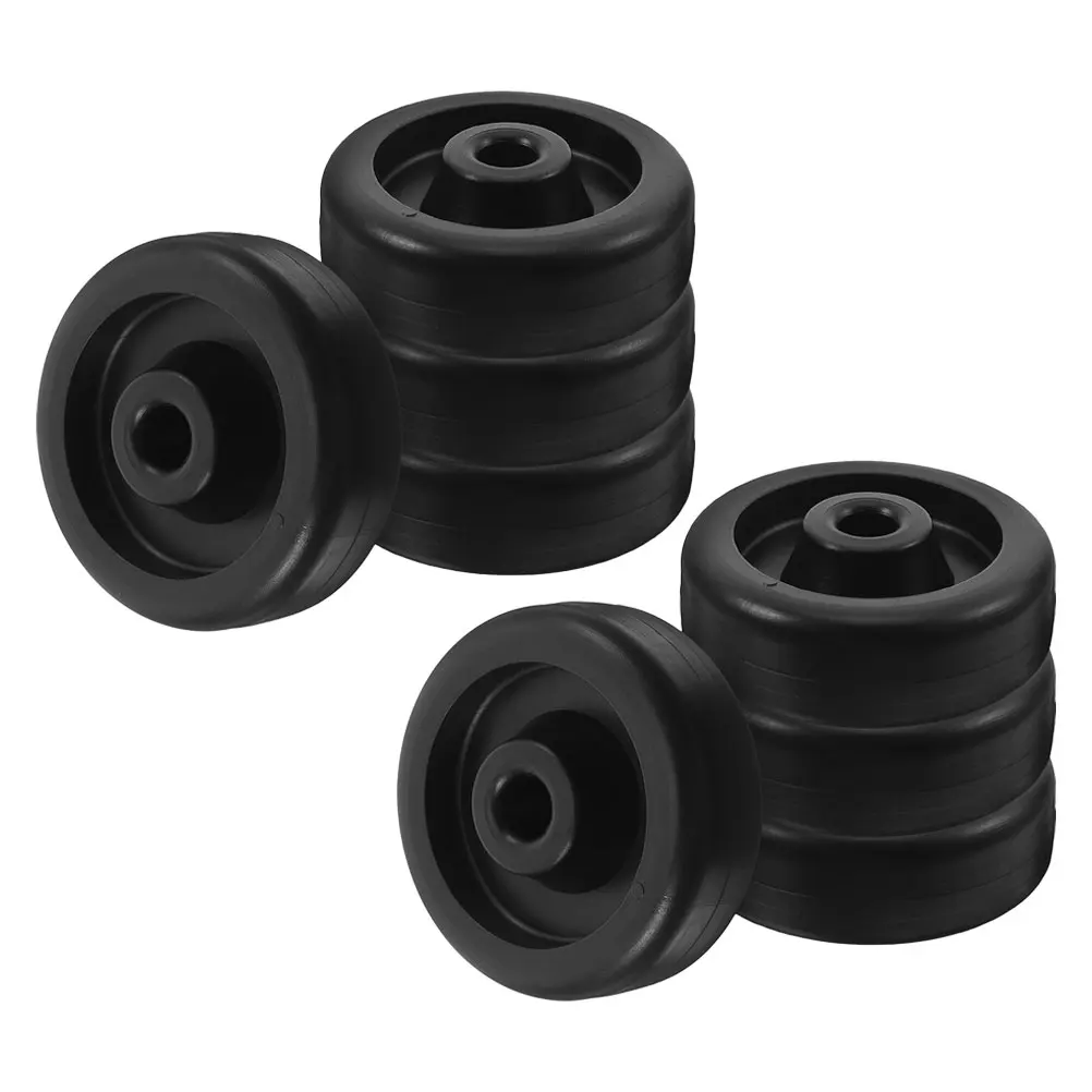 8 قطعة عجلات دوارة لصالة الألعاب الرياضية 8 مللي متر القطر الداخلي عجلات بلاستيكية ل مفرغة ممارسة الدراجة هادئة دائم استبدال اللياقة البدنية #2