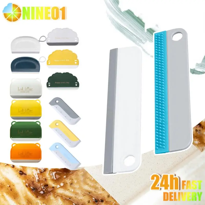 Non-Scratch Soft Silicone Handy Squeegee Kitchen Sink Countertop Squeegee Window Mirror Water Wiper Clean Scraping Film Scraper