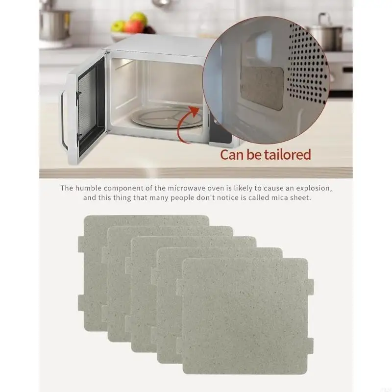 F92F Pack of 10 Microwave Mica Sheet Electrical Safety Shield Cuttable Mica Sheets