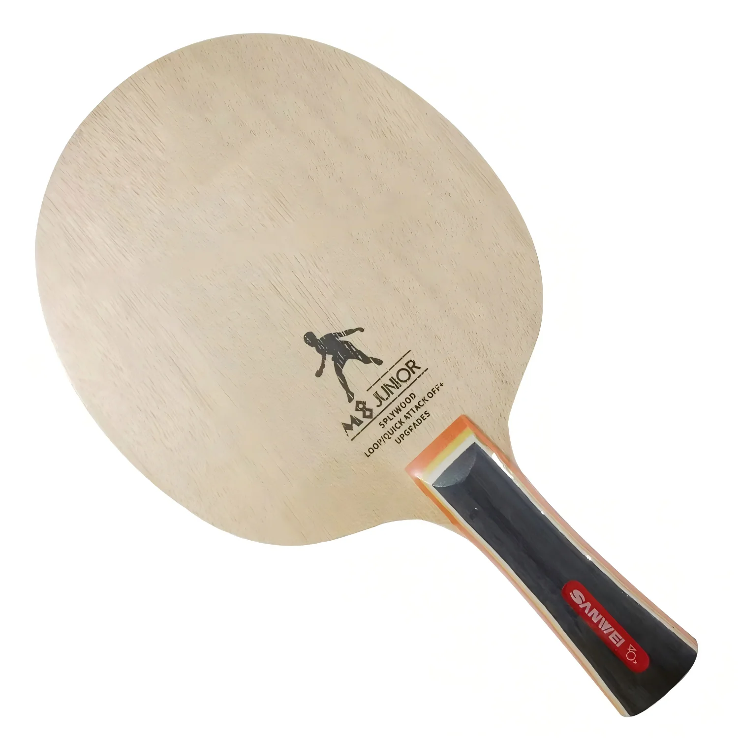 SANWEI M8 Table Tennis Blade 5 Ply Wood, Free Round Bag & Edge Tape SANWEI Racket Ping Pong Bat