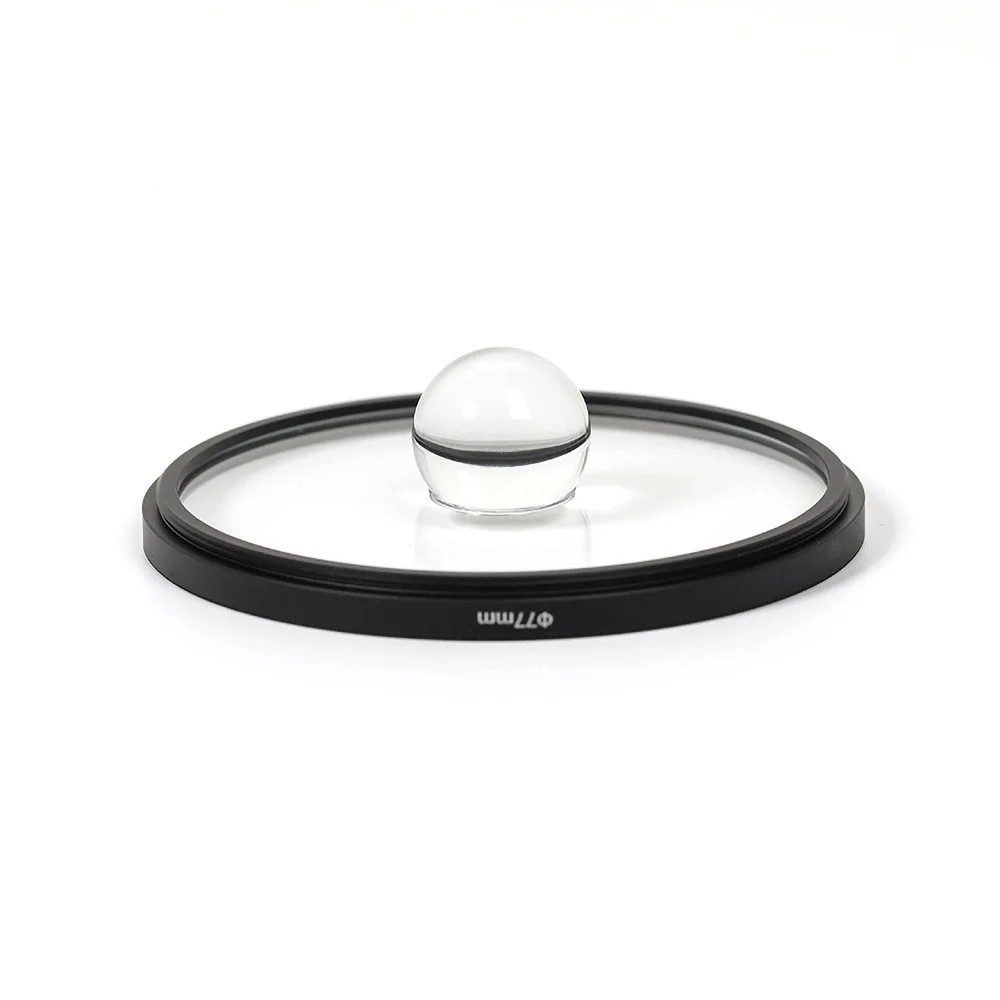 Spherical Camera Filter Optics K9 Glass Crystal Ball Creative Photography Lens Props SLR Camera Mobile Phone Shooting