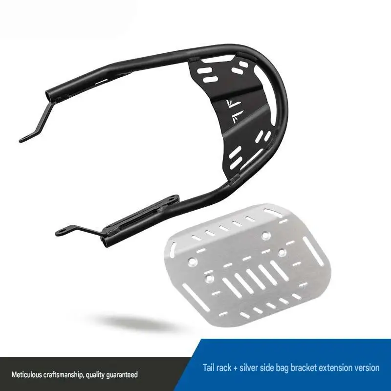 For Scrambler 1200 Retro Stainless Steel Bumper Crash Bar Cargo Tail Rack Side Bag Extension Support Mudguard Set