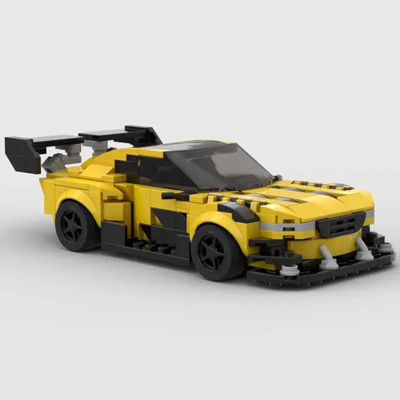 Popular Speed Champion Model MOC Building Bricks 4-Cylinder Supercar Modular Technology Gifts Holiday Assemble Children Toy Suit