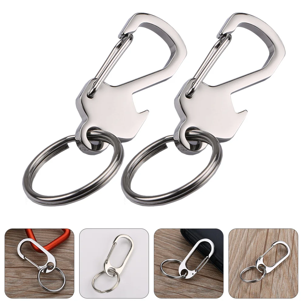 2 قطعة سلسلة مفاتيح هدية معلقة حلقة سلاسل المفاتيح قوي آمن مفتاح حامل هاتف لمفاتيح السيارة مفاتيح الغرفة المحمولة استبدال سهلة