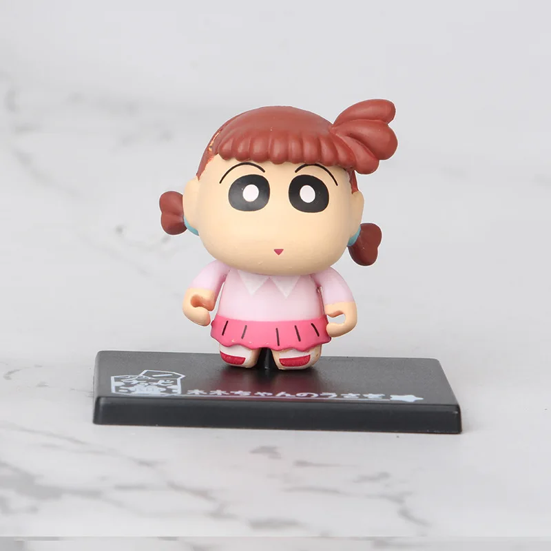 Anime 1Pcs Random Style New Anime Crayon Shin-Chan Kindergarten Kawaii Figure Pvc Model Toys Doll Collect Ornaments Toy Gifts