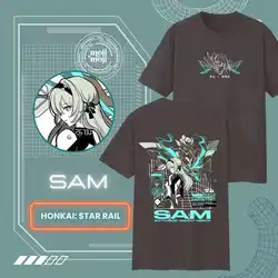 SAM FIREFLY Honkai Star Rail Shirt HSR Firefly T-shirt Honkai Merch Penacony theme Merch Gamer Shirt Gifts Samuel