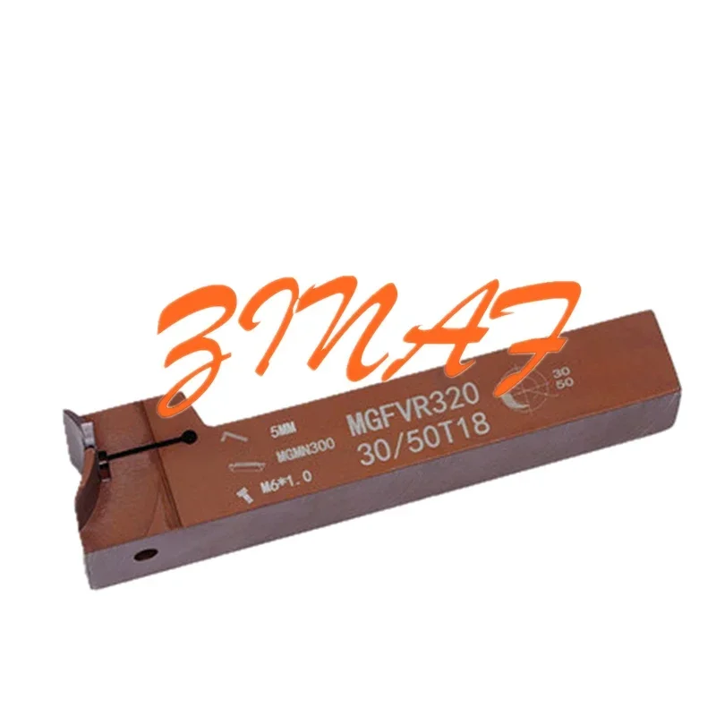 Mgfvr-face Groove Cutter Spring Steel 7-shaped Mgfvr32r Mgfvr325r Mggn300 Corte de Carboneto Inserir Torno