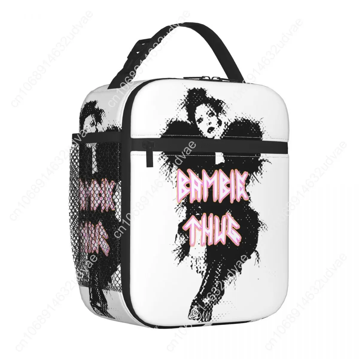 

Insulated Lunch Tote Bag Ireland Bambie Thug Doomsday Blue Merch Lunch Food Box INS Trendy Cooler Thermal Lunch Box For Office