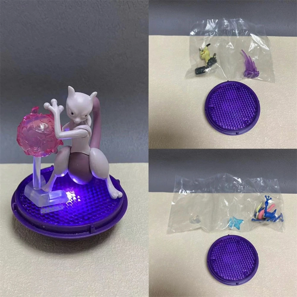 Bandai pokemon mewtwo greninja mimikyu produtos a granel genuínos têm defeitos modelo boneca figura de ação presente de aniversário