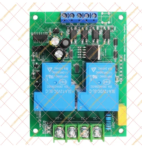 30A 12V/24V DC Motor Forward and Reverse Controller Relay Drive Module with Limit Switch for Lift
