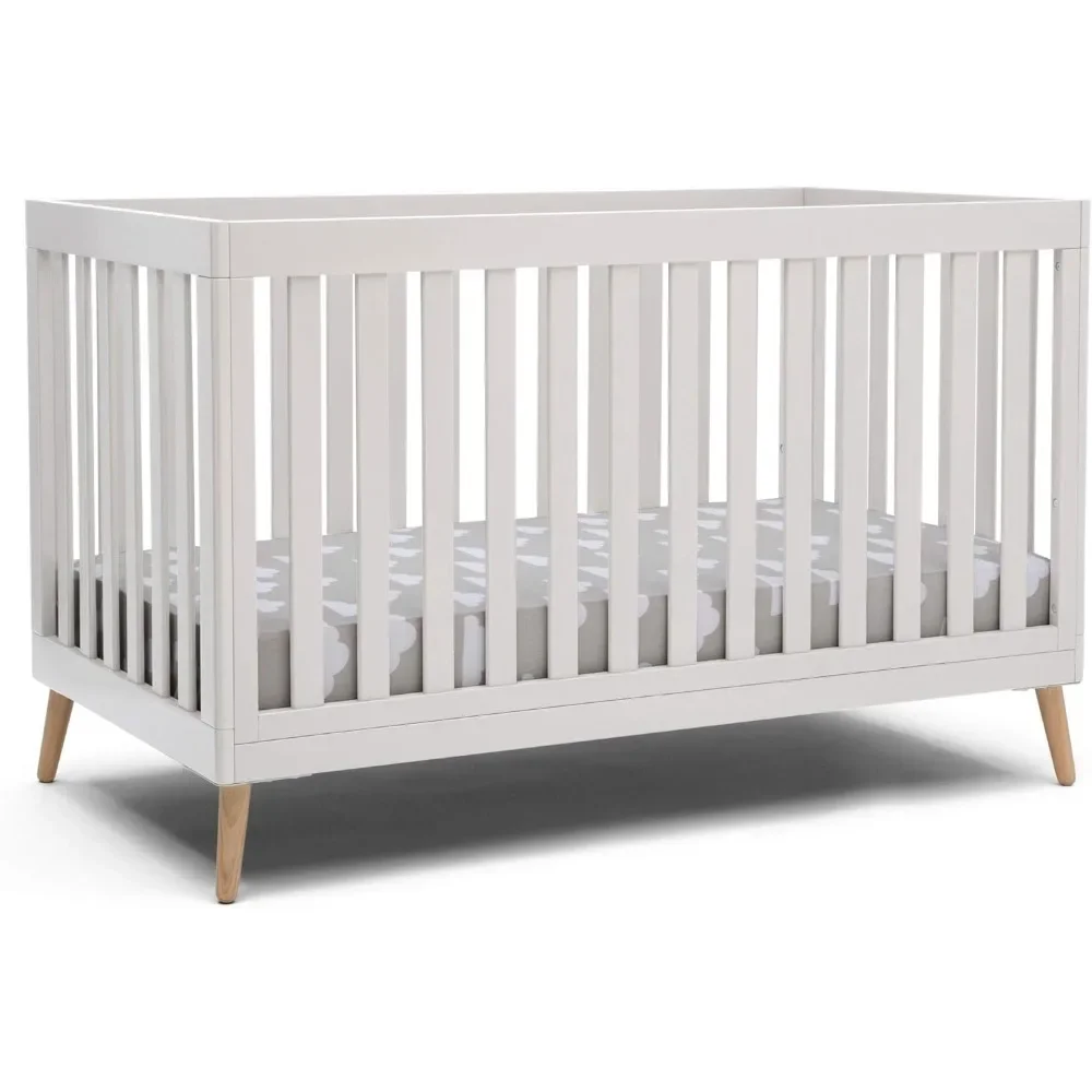 

Delta Children Essex 4-in-1 Convertible Baby Crib, with Natural Legs