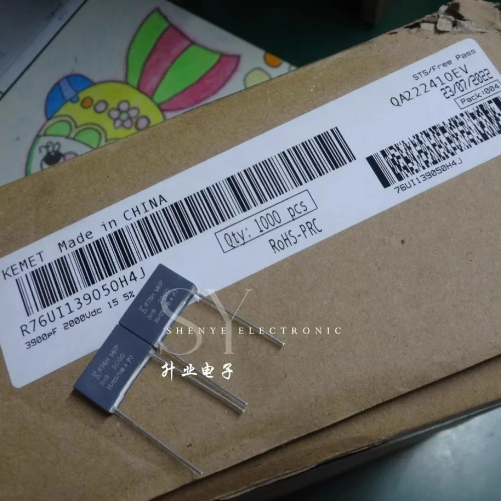 

10PCS R76 0.0039uf/2000V 3.9nf 3900pf 3n9 392 Brand new 15mm film capacitor R76UI139050H4J