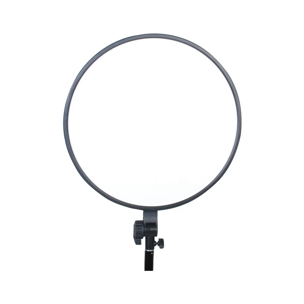 battery powered camera video led panel light round photo studio photography