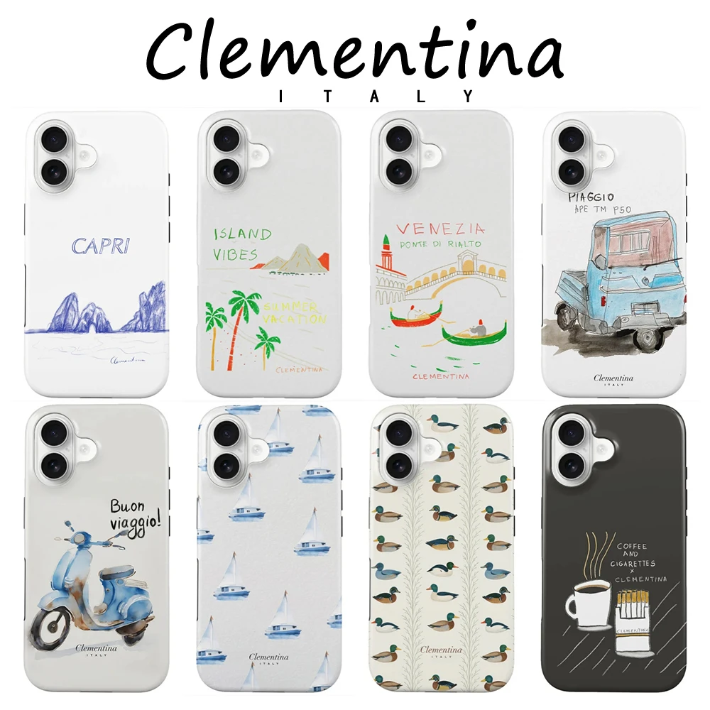 Creative Travel Phone Case for Samsung Galaxy A56 A36 A26 S26 S25 S24 S23 S20FE Ultra Plus Edge 4G 5G Luxury Double-layer Cover