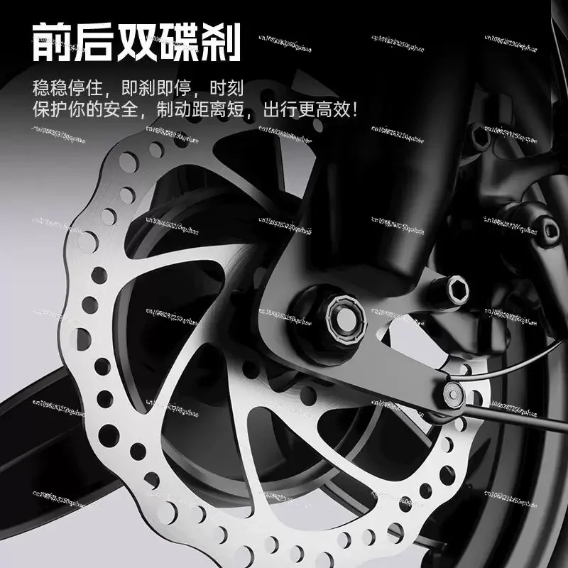 Portable Electric Bicycle 500W 48V 15AH Long Battery Life Electric Vehicle for Baby Shopping Scooter - Eco-Friendly Transport