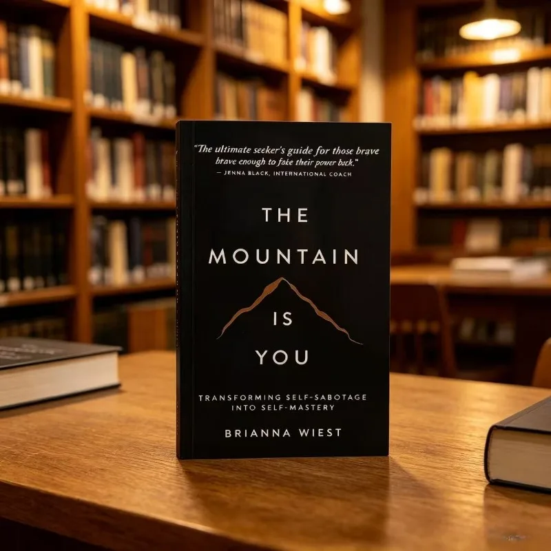 The Mountain Is You, Brianna Wiest, Libro de Autoayuda, Autodomesticación, Mejora Personal, Libro en Inglés, Formato Paperback