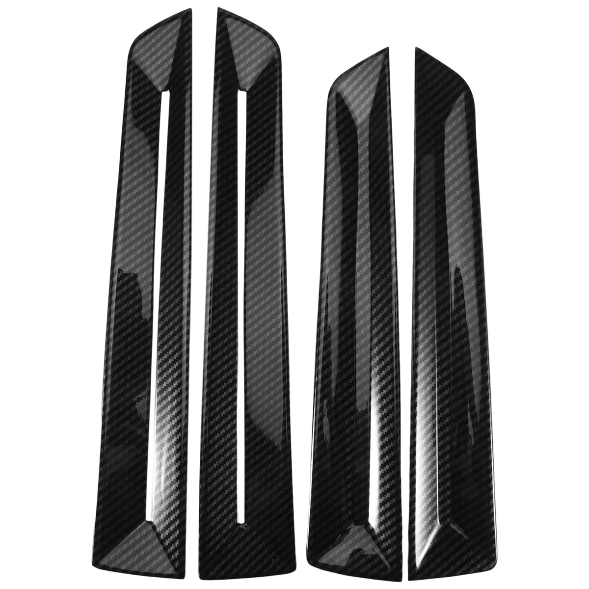 Car Inner Door Panel Cover Trim Decorative Interior Accessories for Honda Civic 11Th Gen 2022 2023 - ABS Carbon Fiber