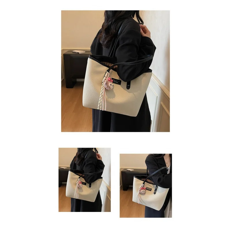 

Винтажный портфель-кошелек, женская дизайнерская кожаная офисная сумка с двойной ручкой и профессиональным силуэтом