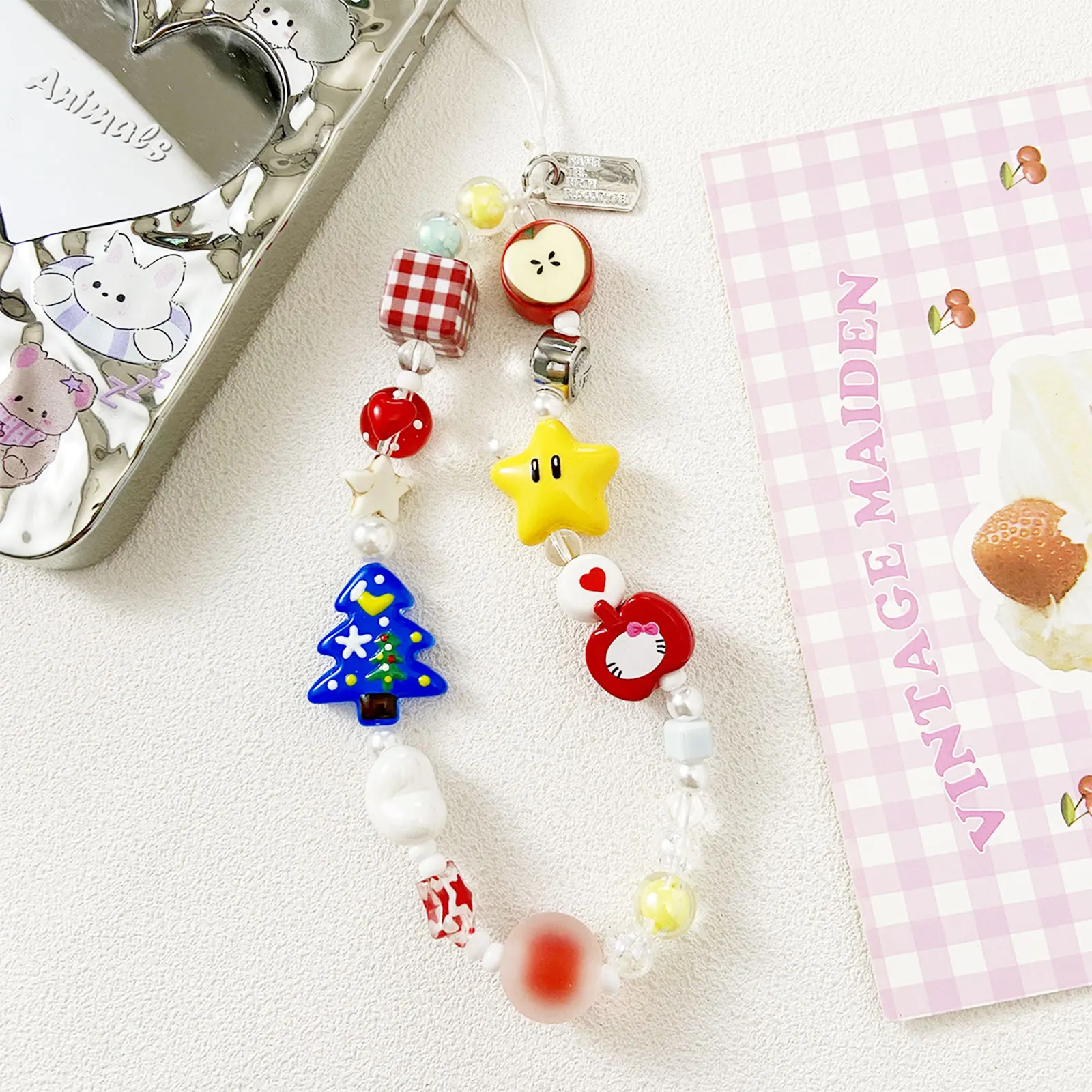 Cute Cartoon Animal Star Beads For Jewelry Making DIY Decorations Earrrings Bracelet Necklace Phone Chain Hair Pin Accessories