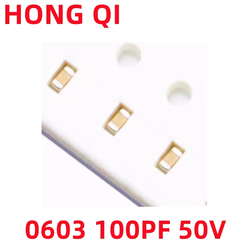 100PCS 0603 X7R 100PF 10% 50V SMD Capacitor  New Original