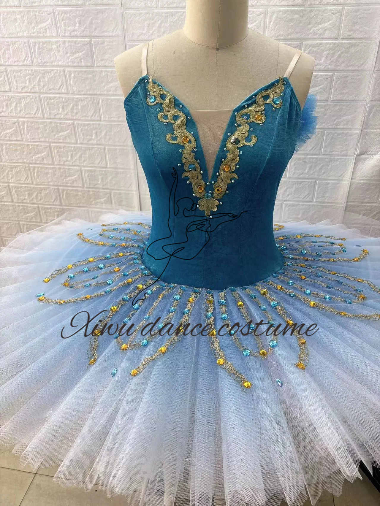 

Professional high-quality custom-size ballet performance ballet costume high-end competition ballet dress