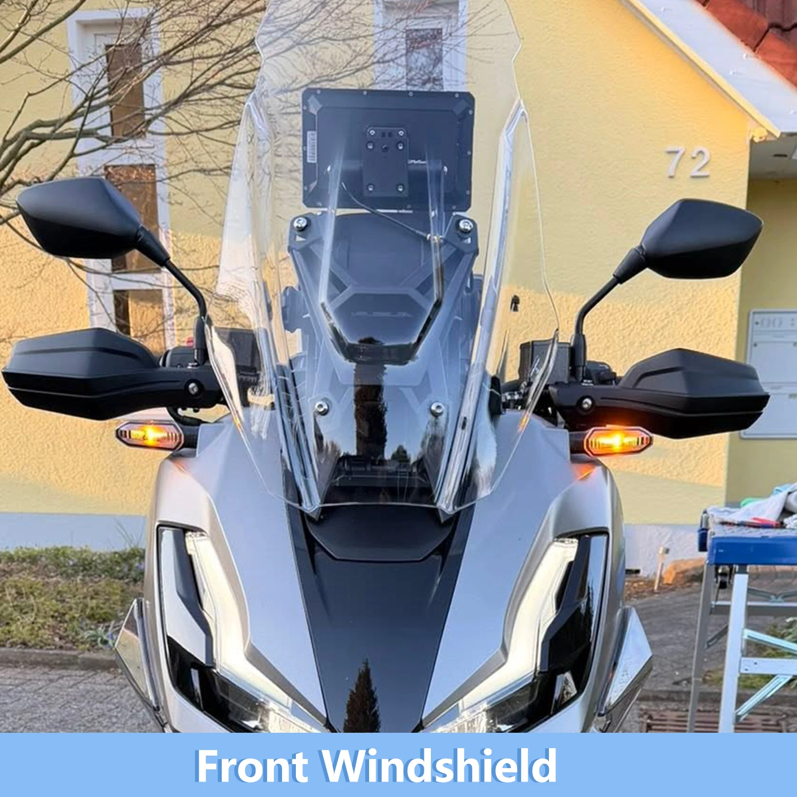 Front Fairing Tall Windscreen FOR HONDA ADV350 2022-26 ADV 350 Motorcycle Raised Windshield Protector Spoiler Visor Accessories