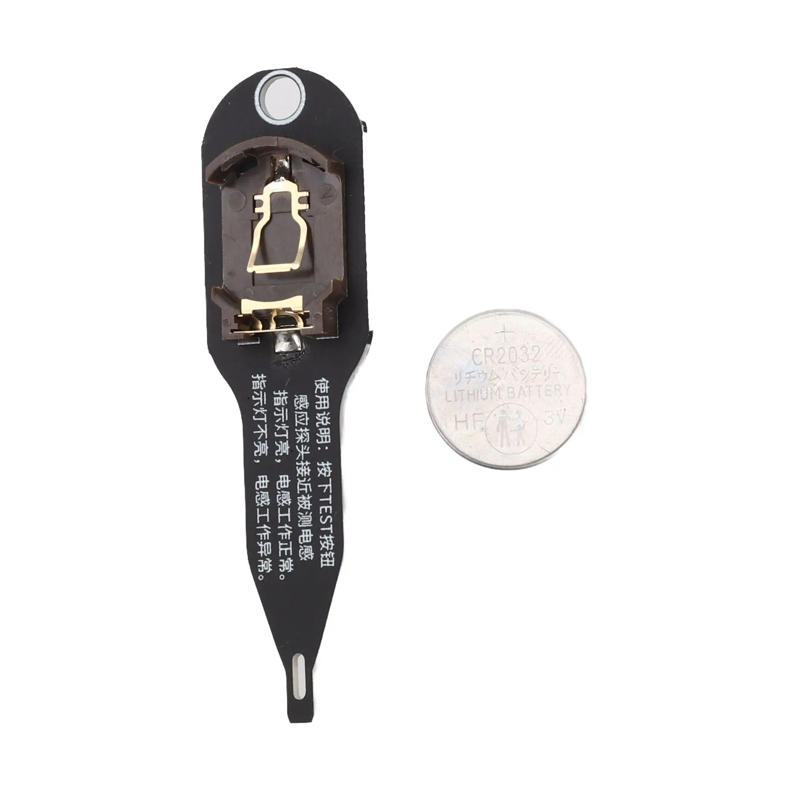 Black Inductor Tester Electromagnetic Coil Detection Tool For Motherboard PCB Repair For Instant Fault Diagnosis Green Light