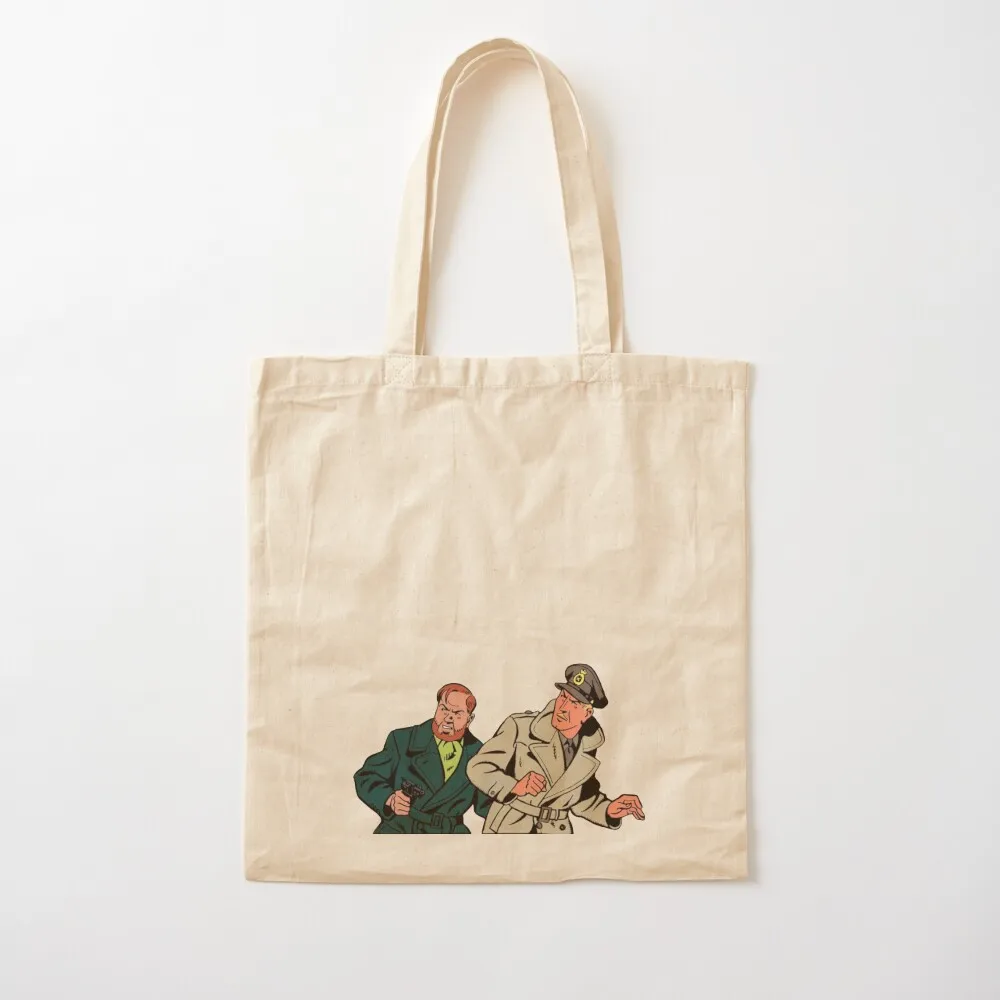 

Blake and Mortimer (From The Yellow 'M' (La marque Jaune) Frontispiece) Tote Bag female bag eco bag folding Shopper handbag