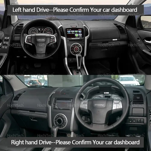 Imagen 2 del producto Cubierta protectora para salpicadero para Isuzu Mu X d-max 2012-2018, accesorios para coche, parasol para tablero, alfombra anto-uv