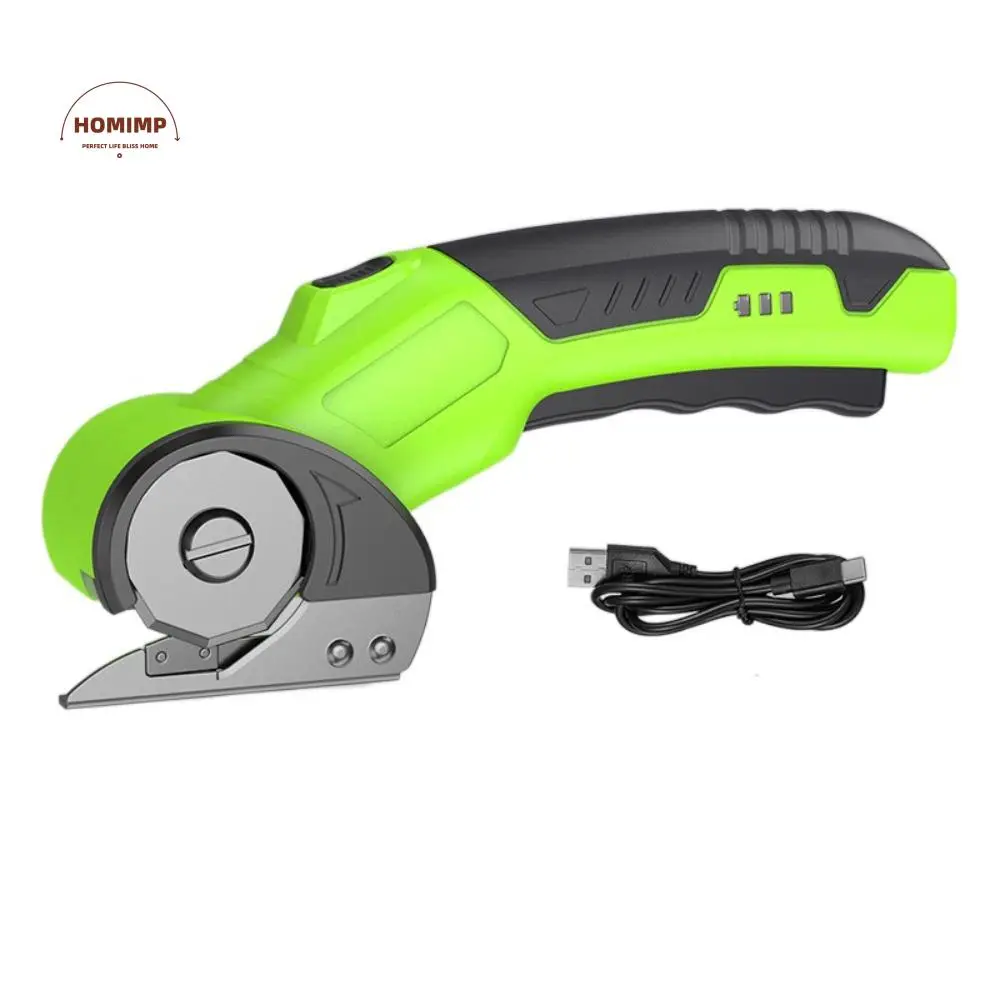 

Safety Lock Electric Shears Accurate Cutting Fast Cutting Cardboard Cutter Wireless Design Non-slip Handle Leather Cutting Tool
