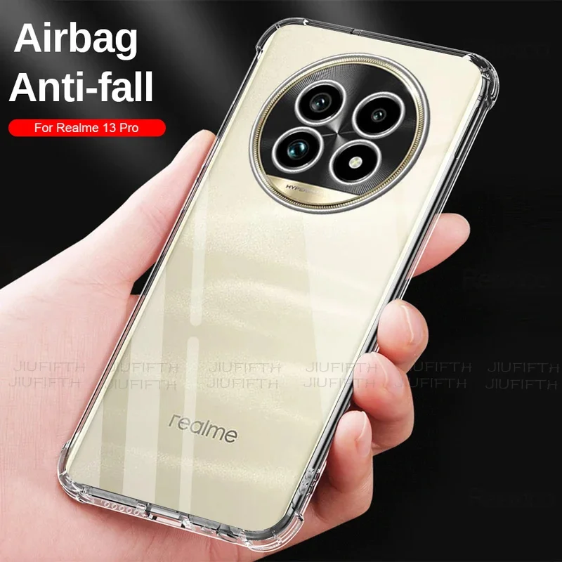 Funda For Oppo Realme 13 Pro Plus + 5G Case Orro Realme 14Pro 14 ProPlus  Clear Airbag Full Lens Anti Drop Soft Protector Shell