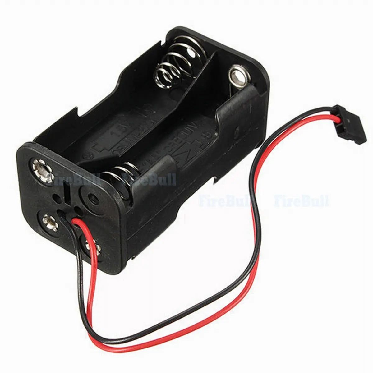 2pcs Dual Box 6.0V 4xAA Battery Holder /w JST JR Plug For RC Aircraft Car Boat FPV