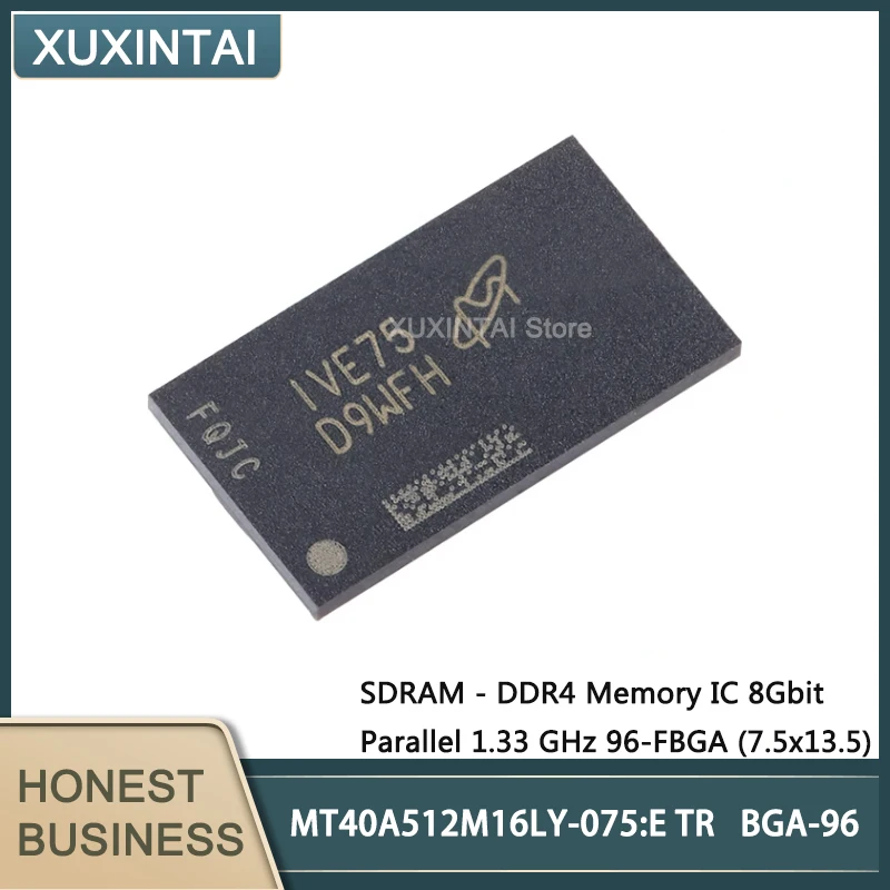 10Pcs/Lot  New Original  MT40A512M16LY-075:E TR MT40A512  BGA-96  SDRAM - DDR4 Memory IC 8Gbit Parallel 1.33 GHz