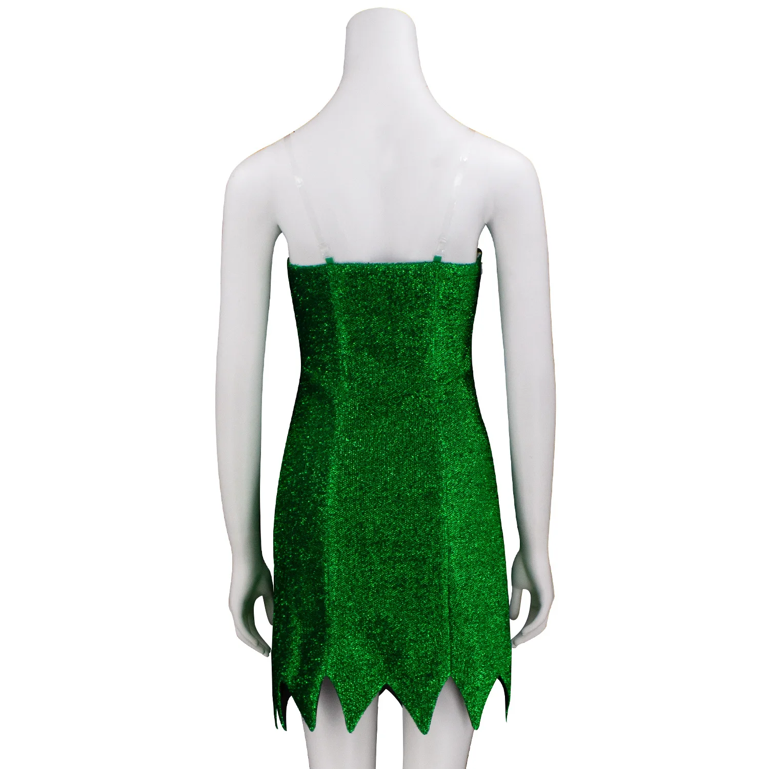 Tinker Uniform Miss Bell Cosplay Costume Anime Tube Sexy Green Dress Mini Bell And Wigs Set Halloween For Women Cosplay Costume