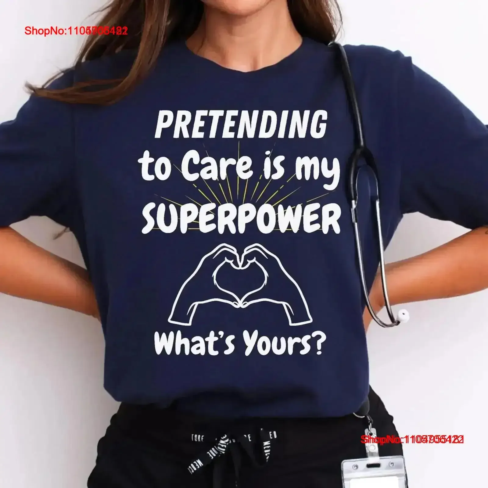Pretending to Care is my Superpower T Shirt Sarcastic Healthcare Hero Burnt Out Worker Tired Hospital vintage Washed vintage
